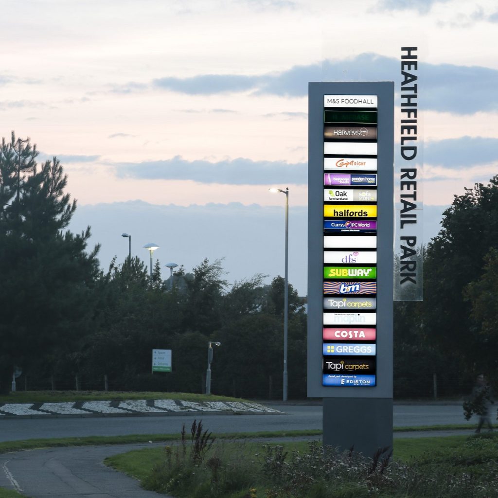 Heathfield Retail Park Totem