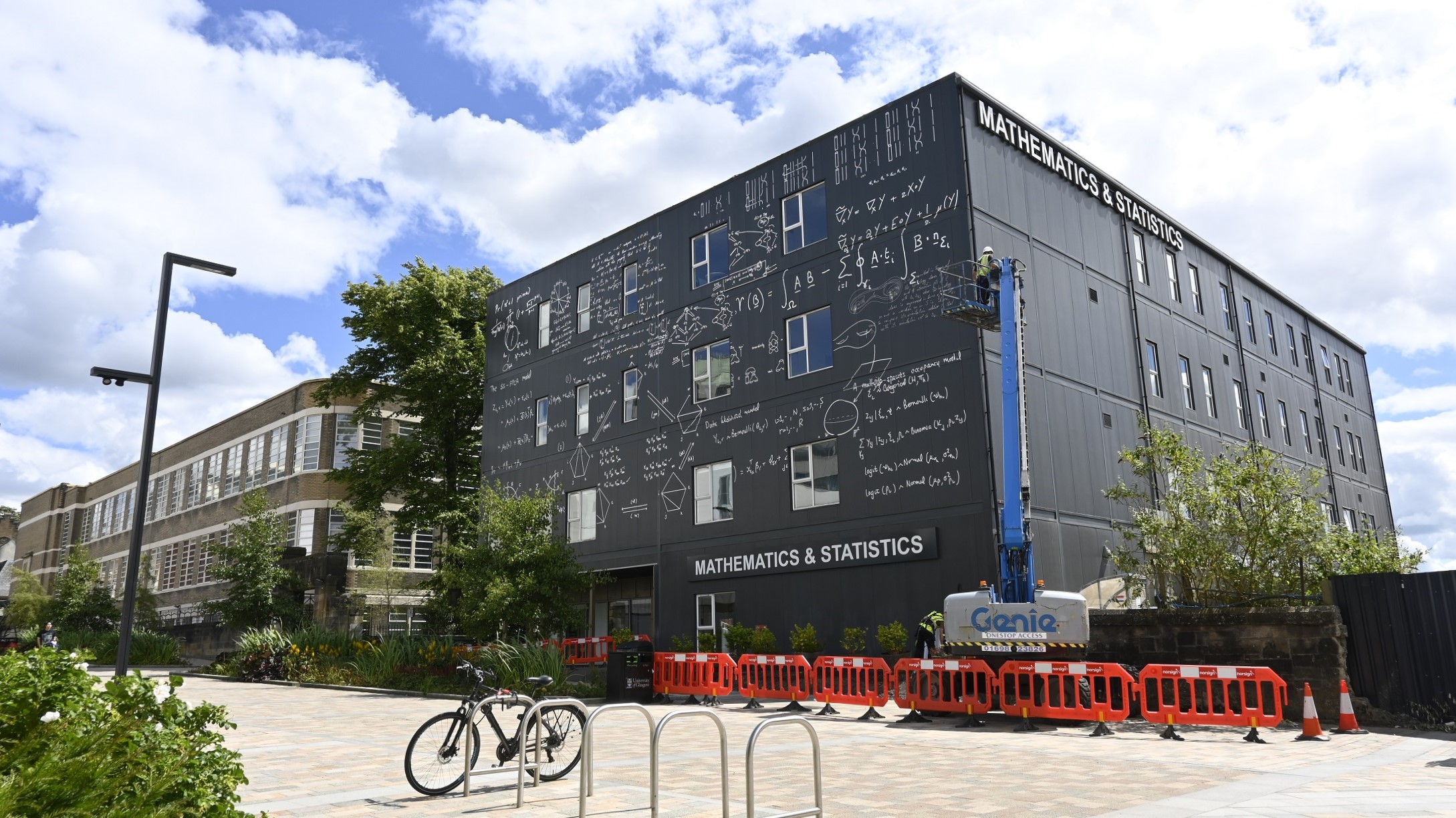 University of Glasgow Mathematics and Statistics Building Graphics