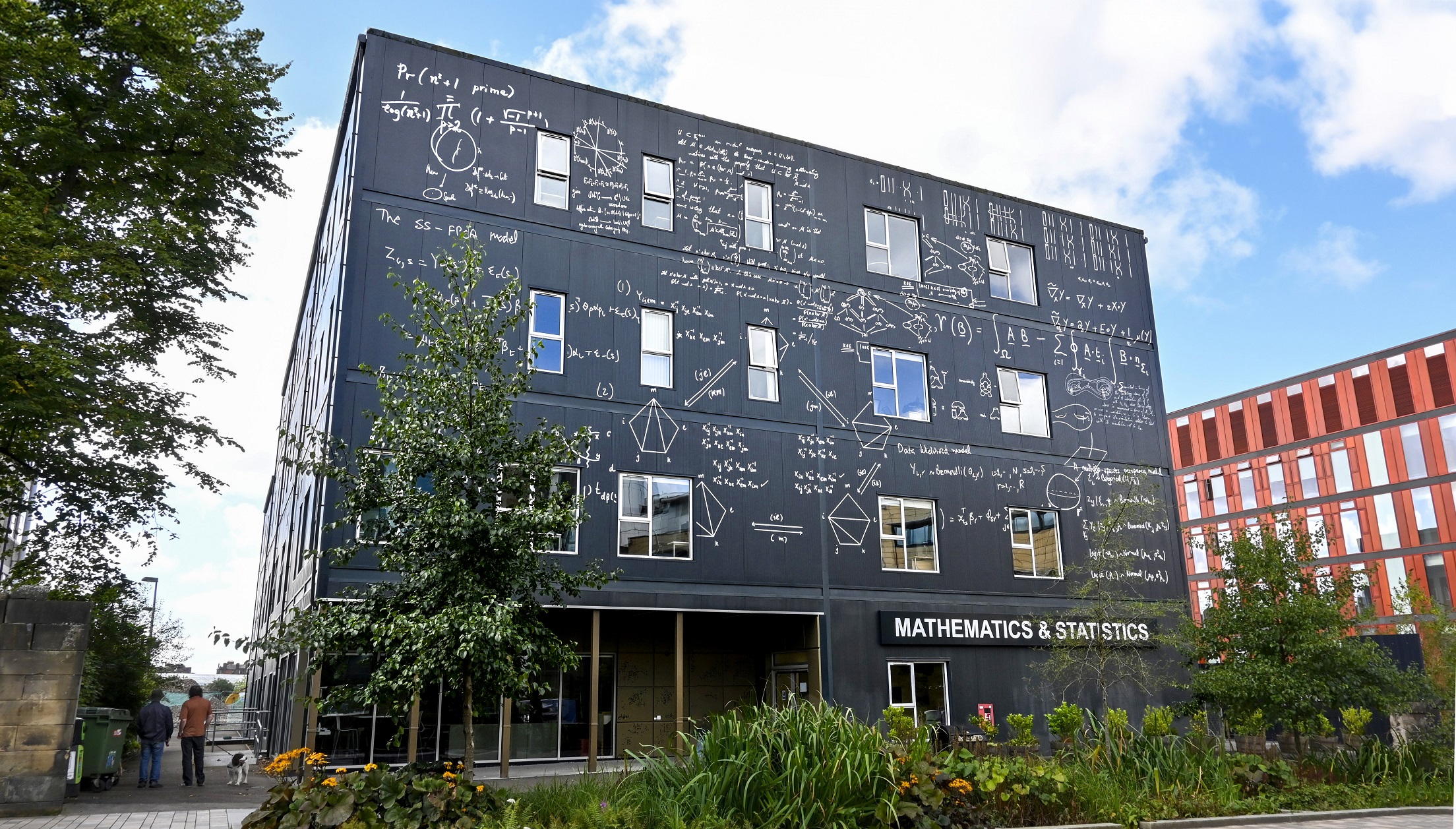 University of Glasgow Mathematics and Statistics Building Graphics